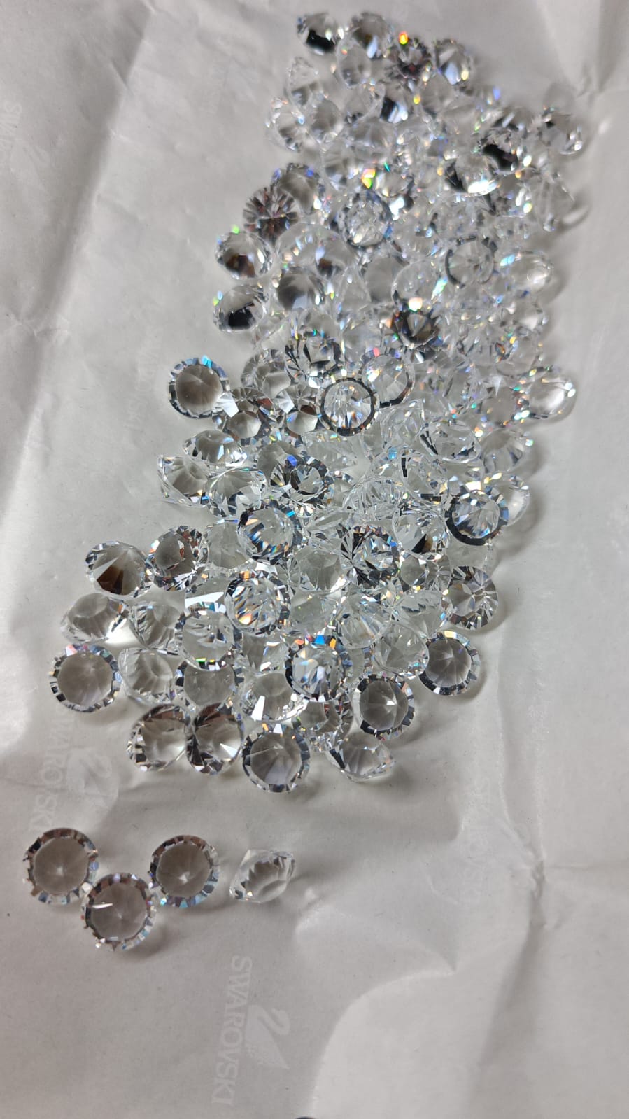 Swarovski® Chaton Vintage Crystal Unfoiled SS39