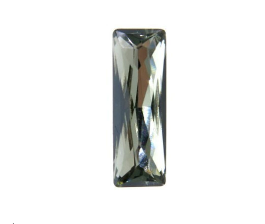 Swarovski® Fancy Princess Baguette Black Diamond 24x8mm