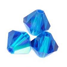 Swarovski® Beads Bicone Capri Blue 3mm