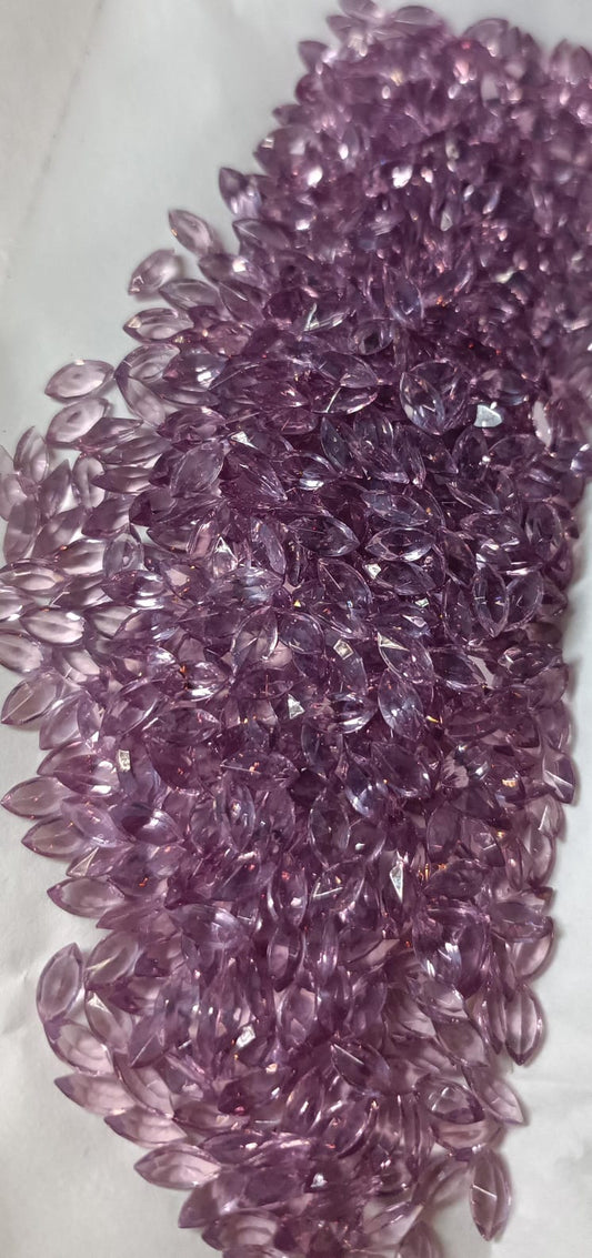 Swarovski® Fancy Vintage Navette Light Amethyst Unfoiled 8x4mm