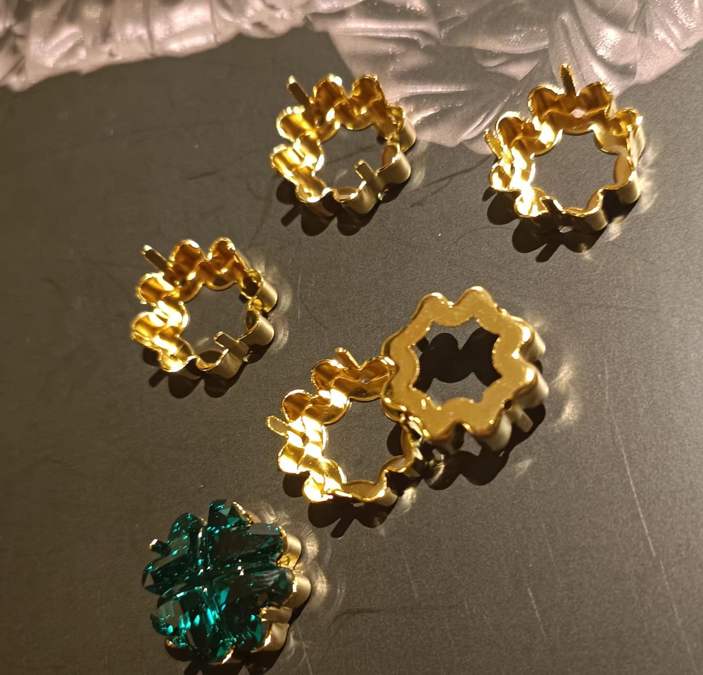 Swarovski® Fassung Clover Gold 19mm