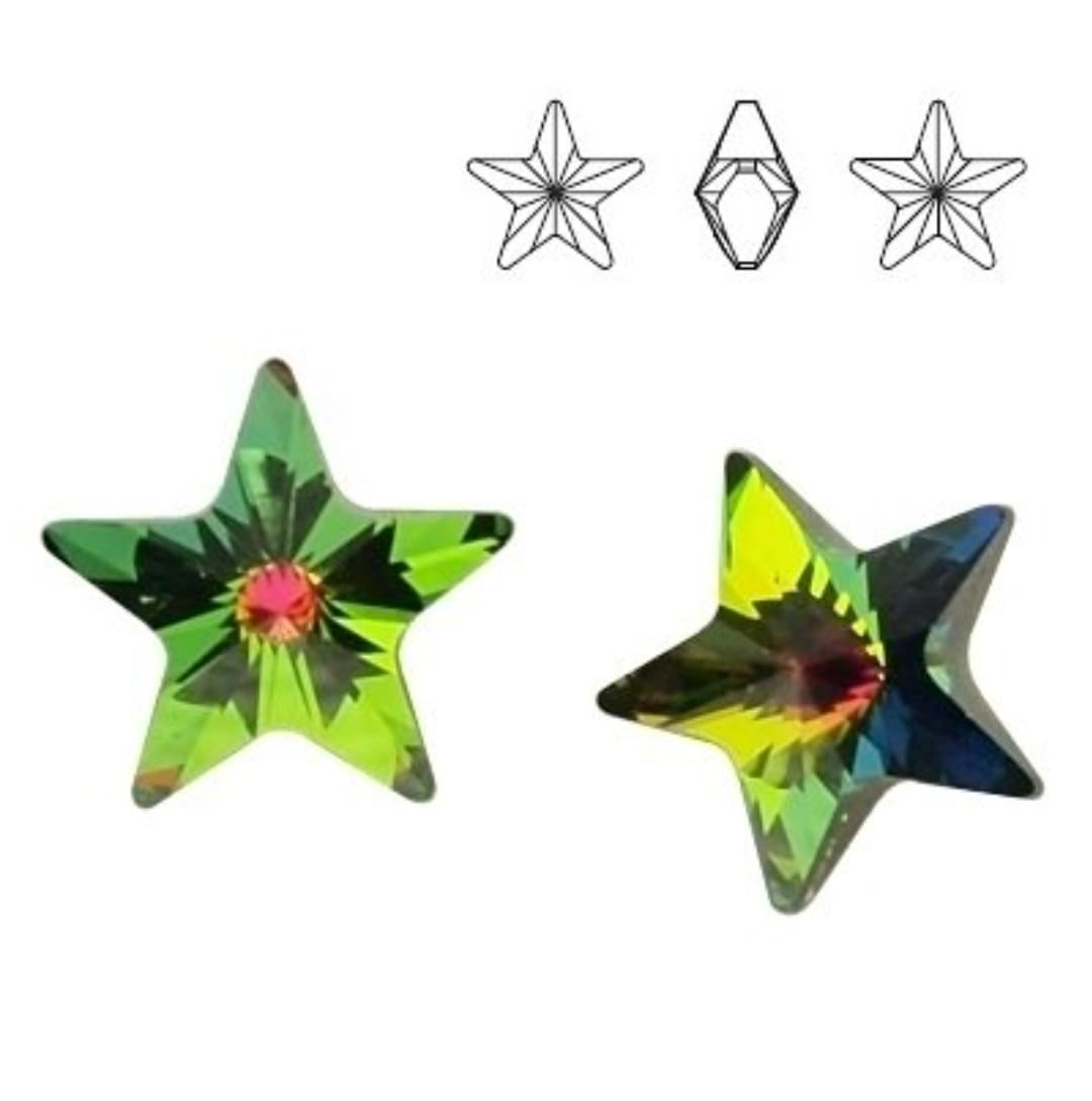 Swarovski® Fancy Star Vitrail Medium 5mm