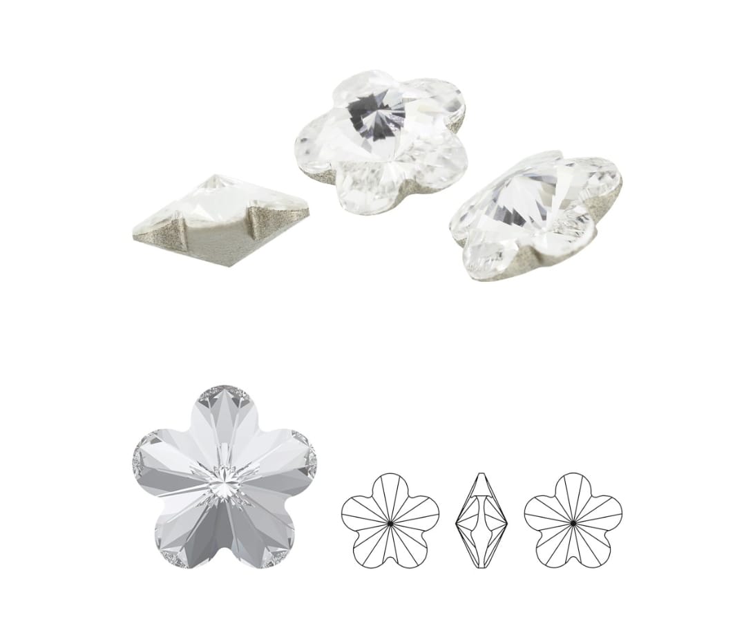 Swarovski® Fancy Flower Crystal 10mm