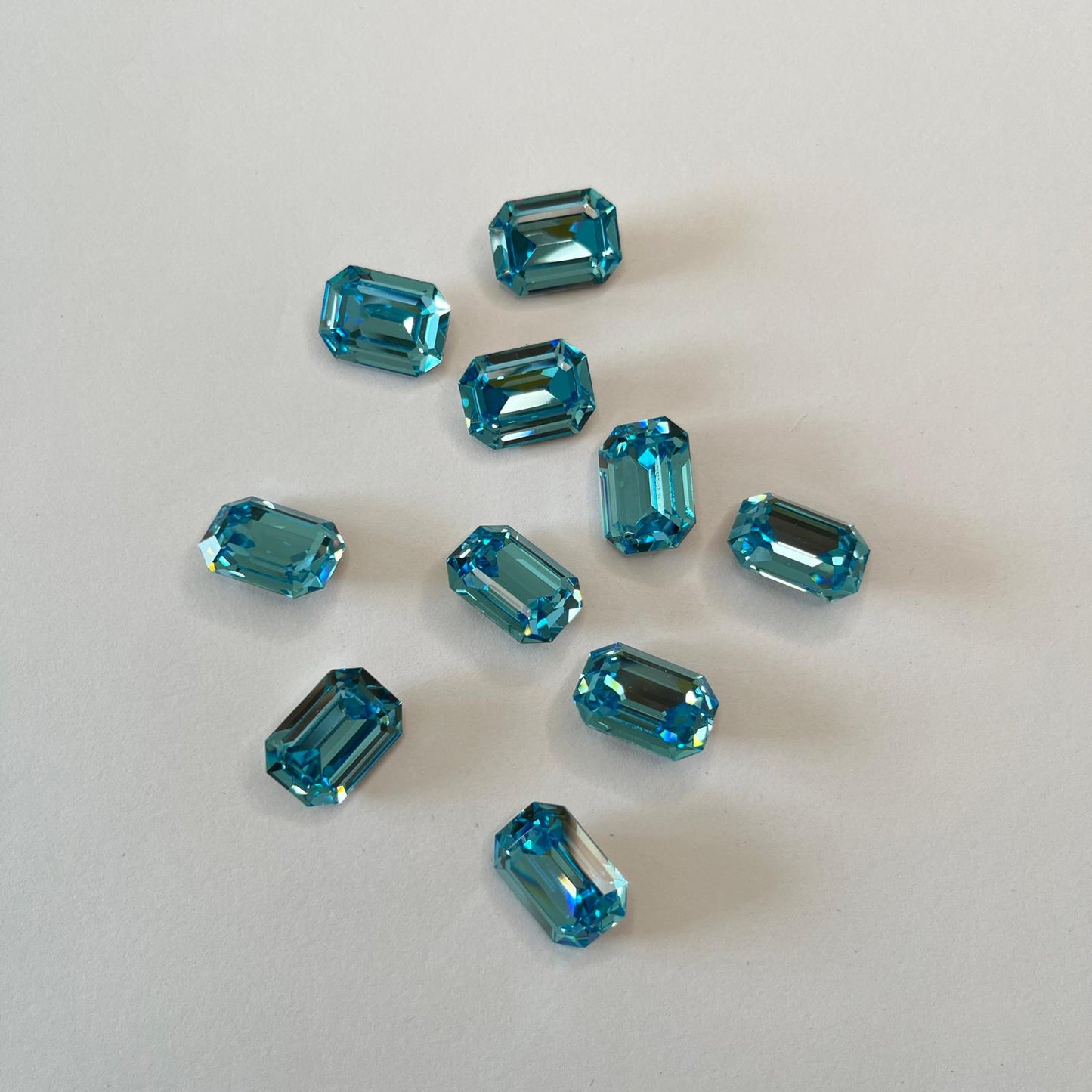 Swarovski® Fancy Square Octagon Crystal Aquamarine 18x13mm