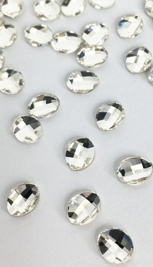 Swarovski® Flatback Hotfix Pure Leaf Crystal 6x4.8mm