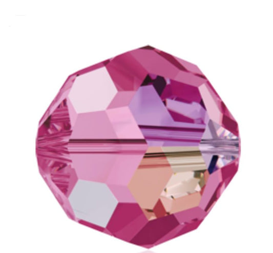 Swarovski® Beads Facet Rose Aurore Boreale 6mm