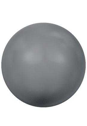 Swarovski® Pearl Half-Drilled Dark Grey Pearl 8mm