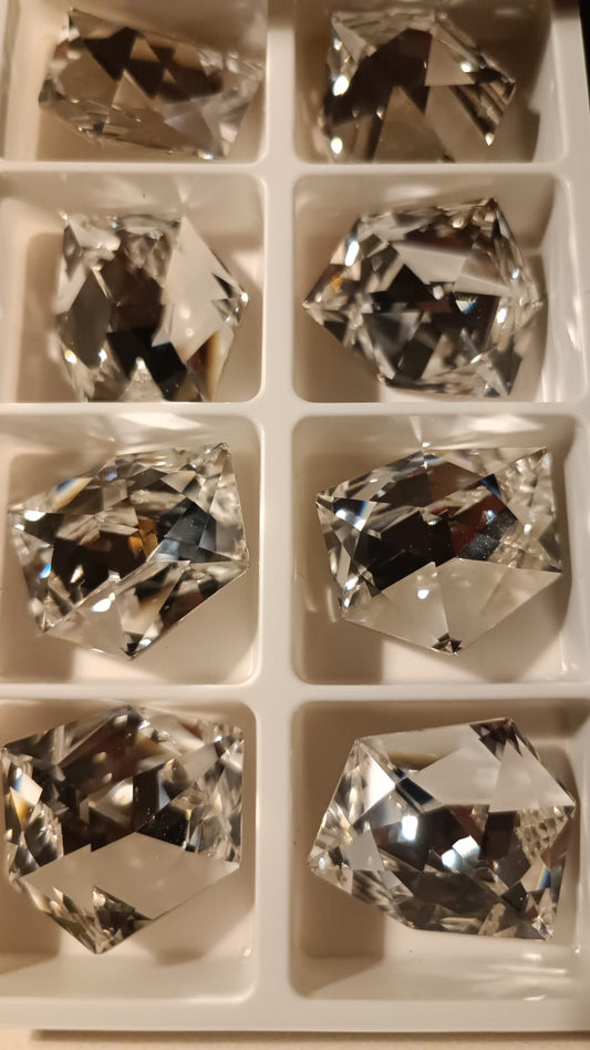 Swarovski® Fancy Tilted Dice Crystal 27mm