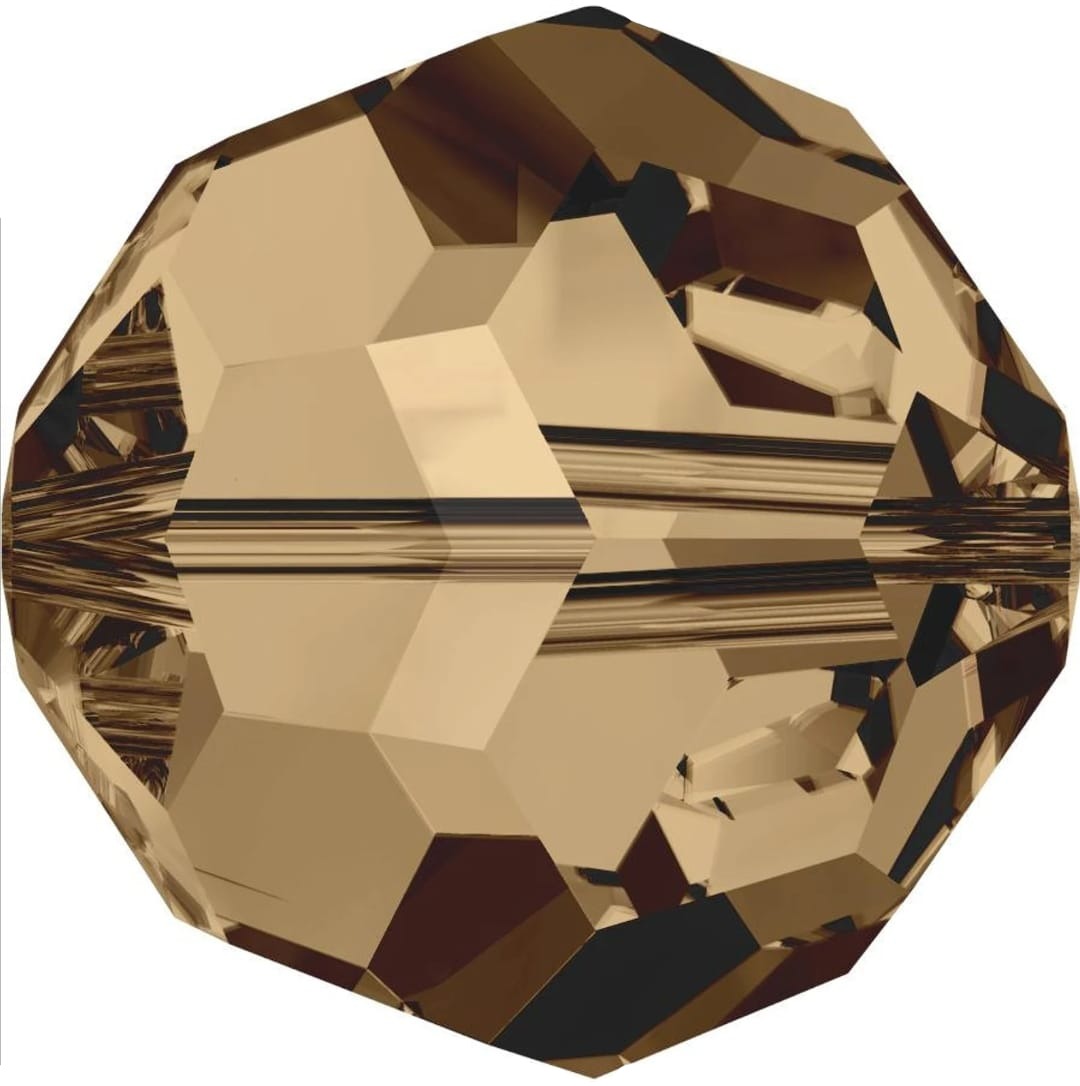 Swarovski® Beads Facet Light Smoked Topaz 6mm