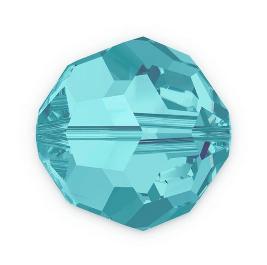 Swarovski® Beads Facet Light Turquoise 6mm