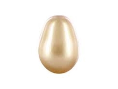 Swarovski® Pearls Pear Powder Almond 11x8mm