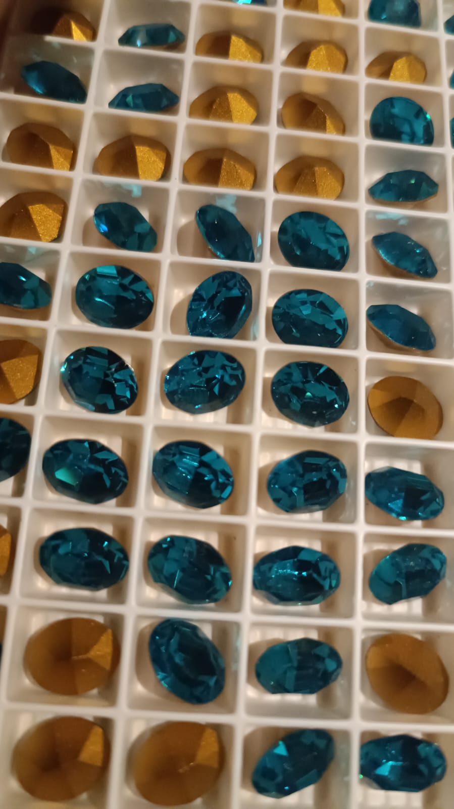 Swarovski® Fancy Oval Blue Zircon 10x8mm