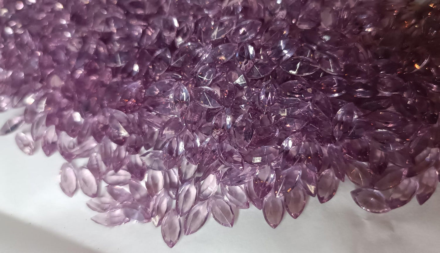 Swarovski® Fancy Vintage Navette Light Amethyst Unfoiled 8x4mm