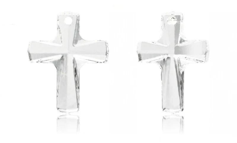 Swarovski® Anhänger Cross Crystal 12x10mm