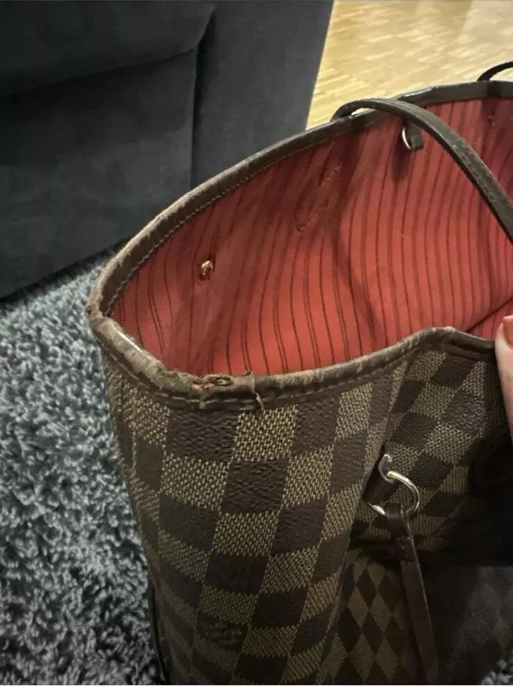 Louis Vuitton Damier Canvas Neverfull GM Bag