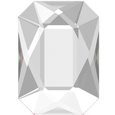 Swarovski® Flatback Emerald Cut Crystal 8x5.5mm